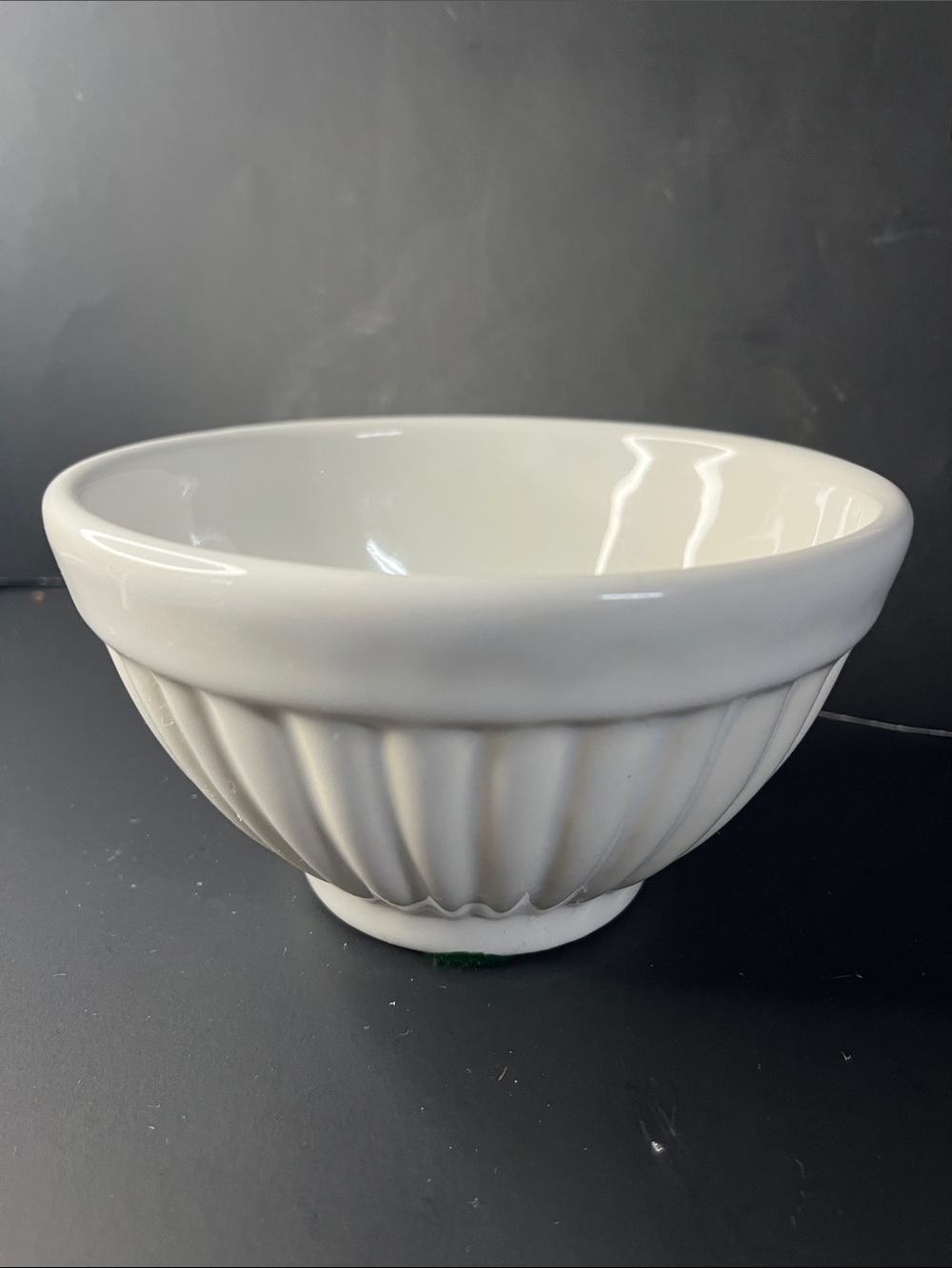 Vtg Haeger Classic White Ceramic Decorative Bowl